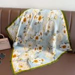 2204 New Fashion mažas kvadratinis &scaron;alikas pavasario ir rudens &scaron;ilumai, kremas nuo saulės, skara, dvigubos paskirties &scaron;alikas, profesionalus &scaron;alikas, galvos skara 70*70cm