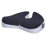 Ergonomi&scaron;ka sėdmenų pagalvėlė, pagalvėlė nuo hemorojaus, uodegikaulio atrama, laikysenos korekcija, atminties putų atrama juoda