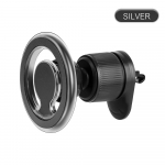 Naujas magnetinis automobilio telefono laikiklis 360 laipsnių reguliuojamas laikiklis Magsafe IPhone12 IPhone13 IPhone14 automobilio stovo oro ventiliacijos angos laikikliui sidabras