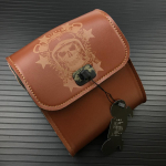 Universalus mini motociklo vairas Sissy Bar &scaron;oninis krep&scaron;ys PU odinis įrankių krep&scaron;ys, skirtas Harley Honda Suzuki Kawasaki Yamaha juoda