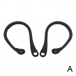 Mink&scaron;tas guminis ausinių kabliukas, skirtas Samsung Galaxy 3 3 Pro/Buds Buds stovo ausinių dirželis B2A3 black-for Samsung buds3 pro