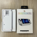 &bdquo;ASUS ROG Ally&ldquo; stovo pagrindas, skirtas &bdquo;Steam Deck&ldquo; žaidimų rankiniam stovui, neslysta, reguliuojamas sulankstomas stovo pagrindas, suderinamas su garo denio / jungikliu / telefonu 14.6*9.6*2.7cm balta