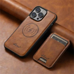 Magnetinės kortelės lizdas Odiniai piniginės krep&scaron;iai Telefono dėklai, skirti iPhone 16 15 14 13 12 Pro Max Plus dangtelis iPhone 16 Pro