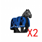 Viduramžių statybiniai blokai Kryžiaus žygiai Hospitaler Kryžiuočių Liūtas Riteriai Figūros Lydmenys Ginklai Skydai Karo žirgas