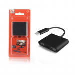 Žaidimų pulto USB keitiklis USB &scaron;akotuvas adapteris Suderinamas su Xbox / PS4 / Switch 5.5*5*1cm juoda