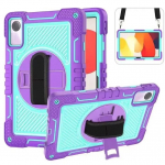 Dėklas, skirtas Xiaomi RedMi Pad SE 11 2023 plan&scaron;etinio kompiuterio dangtelis Xiaomi RedMi Pad SE 11 smūgiams atsparus kickstand Kids Case Rankenos rankena peties dirželis Samsung Tab A9(2023) X110/X115/X117 8.7 inch