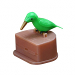 Talos Smart Press tipo pauk&scaron;čio formos dantų krap&scaron;tuko laikiklio dėžutės dozatoriaus valgomojo stalo įtaisas Green Bird* rožinė