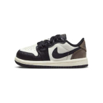Air Jordan 1 Retro Low OG TD Mocha Kūdikio Kedai Balti Juodi Tamsiai Mocha FQ5435-102 22