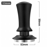 Kavos tamperiai 15 svarų spyruokliniai kavos tamperiai, raibuliuojantys aliuminiai, savaime i&scaron;silyginantys espreso kavos puodeliai, 51 mm 53 mm 58 mm