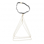 Seksuali &scaron;launų grandinėlė moteri&scaron;ka reguliuojama kelių sluoksnių deimantinė grandinėlė Prabangi aukso balto lydinio kūno grandinėlė, skirta kojų priedui balta