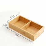 Padėklas 1 vnt bambuko devynių skyrių Vakarienės lėk&scaron;tė Užkandžių lėk&scaron;tė Garnyro lėk&scaron;tė Duonos skyriaus lėk&scaron;tė Padėklas Muilinė Drenažo krep&scaron;ys