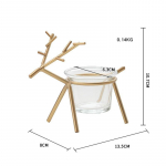 Geometry Elnio žvakidės Aromaterapijos stalo dekoracijos Vakarėlio namų dekoravimas be žvakių