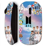 Souris sans fil - Kpop - BTS - Noir - 2024 - Livr&eacute;e avec nano cl&eacute; USB