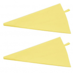 2 vnt. Silikoniniai glazūravimo vamzdeliai konditerijos mai&scaron;eliai Lygus interjeras Lengvai i&scaron;spaudžiamas Daugkartinis kreminis mai&scaron;elis Kekselių dekoravimui Kepimo įrankiai S mėlyna