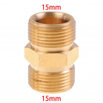 Auk&scaron;to slėgio plovimo ma&scaron;inos žarnos prailginimo jungtis M22 14 mm iki 15 mm vidinio sriegio žarnos prailginimo jungties adapteris