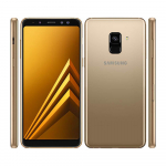 Restauruotas Samsung Galaxy A8 (2018 m) A530F Mobilusis telefonas 5,6 A&scaron;tuonių branduolių 16MP 4GB RAM 32GB ROM Su viena SIM/dviem SIM No charger auksas