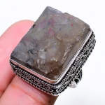 Prehnite Handmade 925 Sterling Silver Jewelry Ring Size 7 z0z94