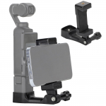 DJI Pocket 3 telefono laikiklio rinkinys, i&scaron;plečiami priedai su 1/4 sriegio skyle, suderinamas su DJI Osmo Pocket 3 ir i&scaron;maniuoju telefonu juoda