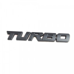 1vnt Auto priekinių grotelių lipdukas Automobilio galinė bagažinė 3D metalinis juodas TURBO raidžių emblema ženklelis Automobilio stiliaus dekoravimo priedai raudona
