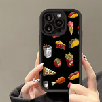 Telefono dėklas, skirtas iPhone 11 13 16 Pro Max iPhone 14 15 Pro Max 12 13 Pro Max 16 Plus 7 8 Plus 13 Pro 14 Pro Samsung S24 FE A55 A05S A54 A06 S22 A15 S23 OPPO A60 4G juoda