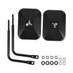 &Scaron;oninis galinio vaizdo veidrodėlis Automobilio durų galinio vaizdo pakeitimas Jeep Wrangler JK JL TJ YJ CJ