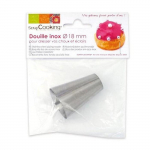 Douille en inox pour patisserie 18 mm