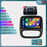 Hizpo 4G AI Balsu valdomas Android Auto Radijas Renault Trafic 3 2014-2021, Opel Vivaro B 2014-2018, Carplay Automobilio Multimedija, I&scaron;manusis Ekranas, GPS 2din P3CP B 4Core 2G 64G