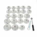 KIT DE CLE A FILTRE A HUILE 23PCS CLE POUR FILTRE A HUILE Aluminium -CYA