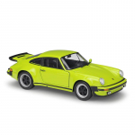 Welly 1/24 mastelio 1974 m. Porsche 911 Turbo 3.0 lydinio sportinio automobilio modelis, lieto metalo žaislinė transporto priemonė, automobilio modelio simuliacinė kolekcija, dovana vaikams žalia