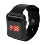 Sportinis laikrodis su LED ekranu, kvadratinės formos foninio ap&scaron;vietimo dizainu, skaitmeninis vaikų laikrodis laisvalaikio veiklai