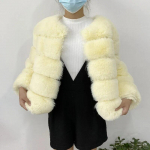 Audinės paltai Moteri&scaron;ki dirbtiniais kailiniais paltai Žieminiai pūkuoti trumpi dirbtiniai kailiniai striukė Moteris Furry Fashion Prabangus O formos kaklo ilgomis rankovėmis megztinis Vir&scaron;ūnės High Street striukė 4XL