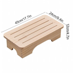 1vnt Namų biuro medinė taburetė Tualetas Žema kėdutė vaikams Svetainė Vonios kambario Kojoms Neslystanti L