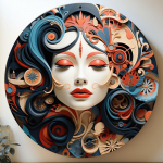 Medžio medžio logotipas įspaustas dažytas metalinis sienų menas Vintažo tema Bendrabučio namų koridoriaus dekoras Bažnyčios priekinių durų sienų pakabinamas dekoras Idealus durims, sienai Wood