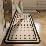 Luxurious Non-Slip, Dirt-Resistant Kitchen Mat: Absorbs Water & Oil, Easy-Care Diatom Mud Long Mat. 60x180cm (3.5mm Diatom Mud)