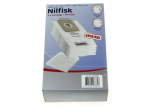 4 atsarginių mai&scaron;elių rinkinys dulkių siurbliui Nilfisk Select su Power pirminiu filtru