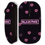Belaidis pelė - Blackpink - Rožinė &scaron;irdelė - Ergonomi&scaron;kas - Optinis - 80 g