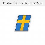 3D Metalinis &Scaron;vedija Dvigubo variklio AWD Logotipas Emblema Ženkliukas Lipdukai Automobilio lipdukas skirtas Ocean V40 V60 V90 XC60 XC90 XC40 S60 S90 S80 C30 2#