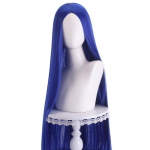 100cm Ilgas Tiesus Cosplay Perukas Su Centrine Sklaida Centrinis Skilimas Blondinė Rožinė Raudona Violetinė Kar&scaron;čiui Atsparus Sintetinių Plaukų Perukas One Size