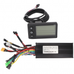 DC 24V 36V 48V 30A Sinusinės bangos valdiklis S866 LCD ekranas Elektrinio dviračio variklio valdiklio rinkinys skirtas