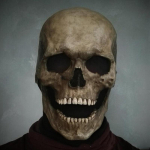 Helovino siaubo kaukė žandikaulio burnos judamoji kaukolė Latekso kaukė kaukolės Cosplay rekvizitai chin movable (soft latex)