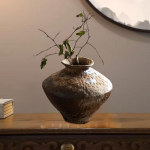 Ceramic Decorative Holder Gift Idea for Flower Display in Bathroom Or Living Area Height 23cm