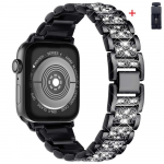Moteri&scaron;kas dirželis Apple Watch apyrankei 44mm 40mm 49mm 45mm 41mm 42mm 45mm Deimantinė apyrankė Correa iWatch Series Ultra 8 SE 7 6 5 4 3 38mm-40mm-41mm