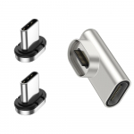 Magnetinė USB Type-C jungtis 24 kontaktų stačiakampis adapteris greitam įkrovimo kabeliui