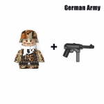 Vaikų žaislai WW2 karinės armijos statybiniai blokeliai JAV JK Sovietų Kinijos Prancūzijos kareiviai Mini veiksmo figūrėlės Žaislai vaikams Kalėdinės dovanos