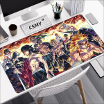 Demon Slayer Pelės kilimėlis Žaidimų ne&scaron;iojamųjų kompiuterių Klaviatūros kilimėlis Stalo kilimėlis PC Stalo apsauga Pelės kilimėlis Žaidėjams Biuro kilimėliai Anime Pelės kilimėlis Pelės Kilimas 40x80cm