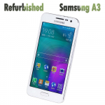 95% naujas Atnaujintas Samsung Galaxy A3 A300F 1GB RAM 16GB ROM Mobilusis telefonas Simple Set balta