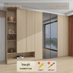 Patobulinti medžio ra&scaron;to lipnūs tapetai: Vandeniui atsparus ir drėgmei atsparus baldams, spintoms, durims ir MDF renovacijoms. 120cm x 10m