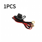 5/10 vnt. Automobilio Mini Vandeniui Atspari Saugiklių Dėžutė Peiliuko Tipo Inline Saugiklių Laikiklis Maitinimo Lizdas 18AWG 2V 30A Automobiliams Motociklams Automobilio Saugiklių Dėžutė 1PCS-Black