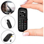 Codomoxo&reg; Mažiausias mobilusis telefonas L8Star BM70 Mini mobilusis Mini juodas atrakintas