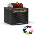 Gitaros plektro laikiklis, Gitaros plektras, Gitaristams Mėgėjams Gitaros plektrų organizatorius Imitacinis garsiakalbis Stalo ornamentai Dovana